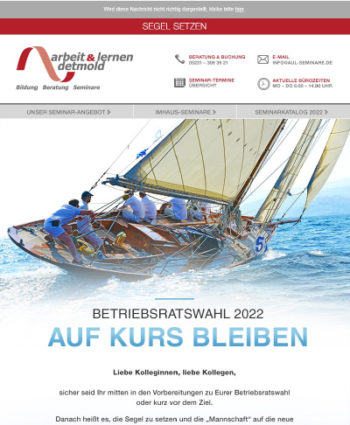 Februar 2022/2: Auf Kurs bleiben Februar 2022/2: Auf Kurs bleiben