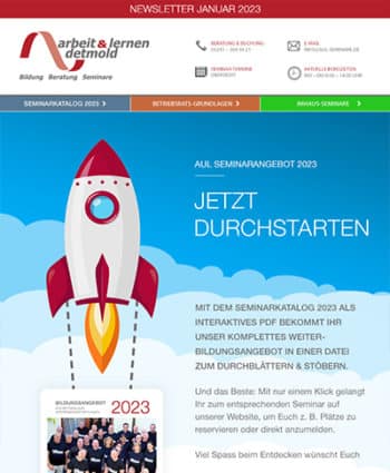 Januar 2023: Jetzt durchstarten Januar 2023: Jetzt durchstarten