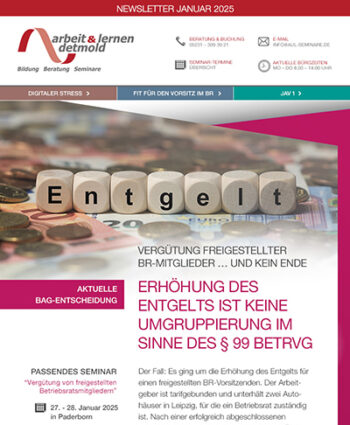 Vergütung Freigestellter BR-Mitglieder: Neue BAG-Entscheidung Vergütung Freigestellter BR-Mitglieder: Neue BAG-Entscheidung