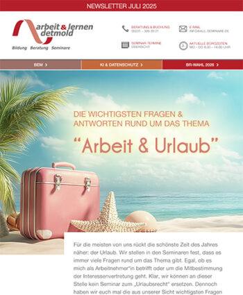 Arbeit & Urlaub: Fragen und Antworten Arbeit & Urlaub: Fragen und Antworten
