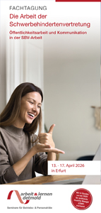 Download Flyer Fachtagung für die Schwerbehindertenvertretung (SBV)